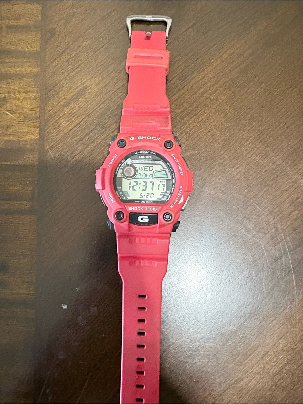 Casio G-Shock G-7900A Red Digital Watch Shock Resist 200M Water Resist